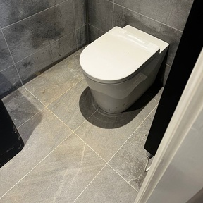 After Builders Cleaning Street